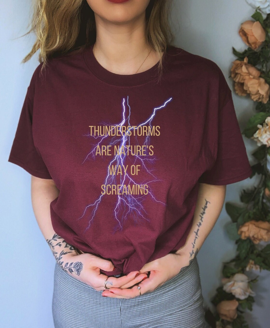 Violet Lightning Storm. , Where All The Street Stopping Style T-shirts Go!  Looking for A Funny T-Shirt, A Cool T-Shirt, A Crazy T-shirt?