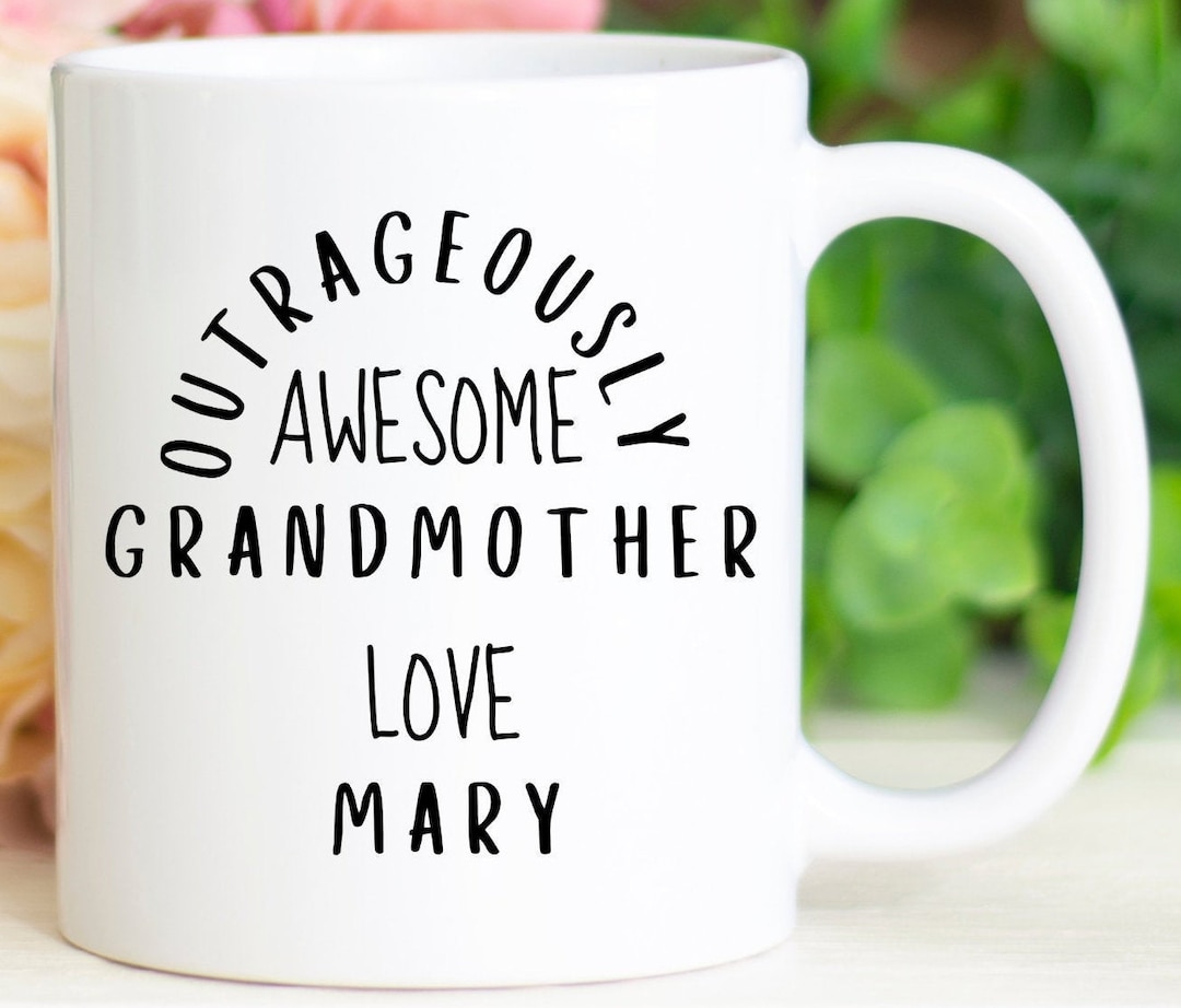 Personalized Grandmother Mug, Grandma Coffee Cup, Mothers Day Birthday