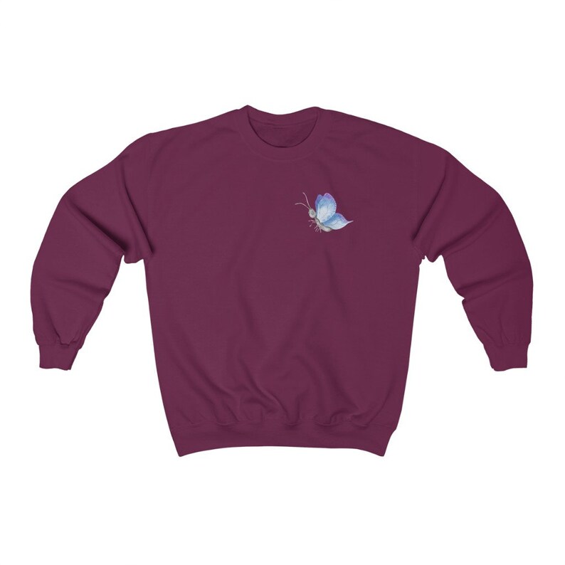 butterfly patch sweatshirt