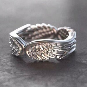 Vintage Angel Ring, Silver, Stirling silver, Plated Jewellery for women ring, Vintage Ring, Personalised Jewellery, gift for women