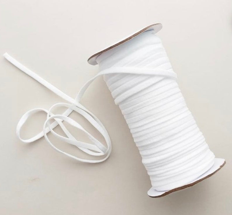 Elastic Cord for Face Masks White Elastic Elastic Band Soft Etsy UK