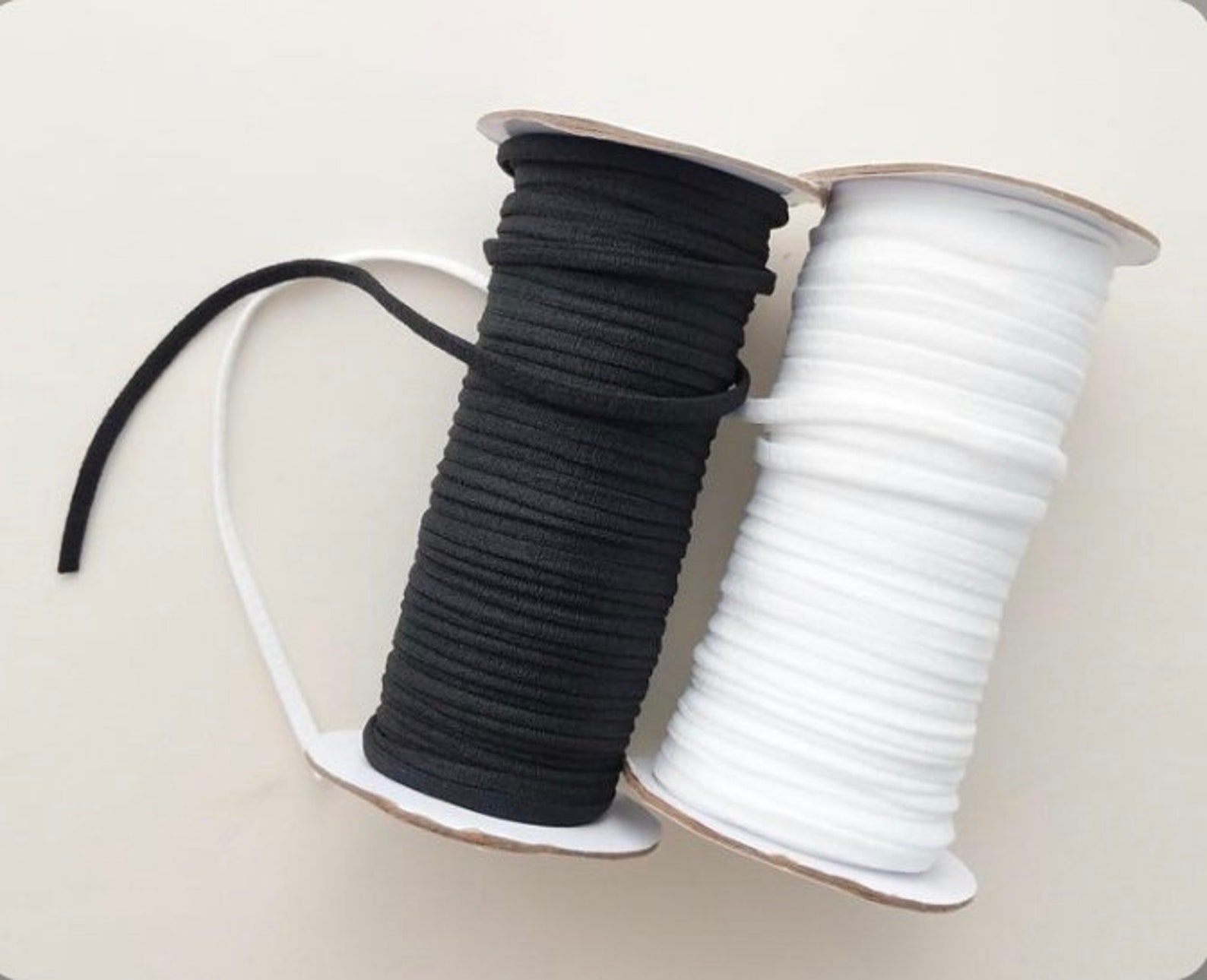 Elastic Cord for Face Masks White Elastic Elastic Band Soft Etsy UK