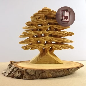 Lebanon Cedar Tree | Handmade | Real Cedar Wood | Lebanese Souvenir | Lebanese Gift | Cedars | Arz | Beirut Lebanon