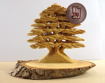 Lebanon Cedar Tree | Handmade | Real Cedar Wood | Lebanese Souvenir | Lebanese Gift | Cedars | Arz | Beirut Lebanon