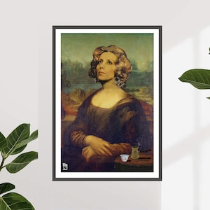 The Real Mona Lisa | Fayruz | Arab | Arabic | Art Print | Arab Mona Lisa | Middle East | Leonardo Da Vinci | Fayrouz | Lebanese | فيروز