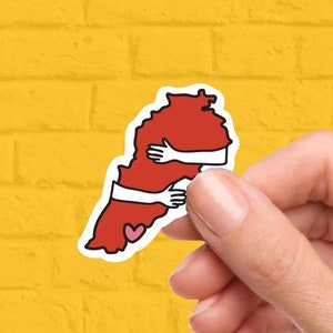 Lebanon Hug | Very Lebanese Sticker Pack | Vinyl Stickers | Lebanon | Beirut