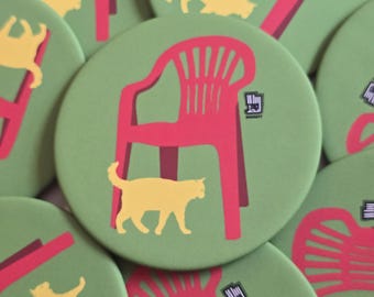 Stoel en kattenonderzetter | Onderzetters Libanon | Libanees souvenir | Libanees cadeau | Beiroet | Libanees | Waarom?