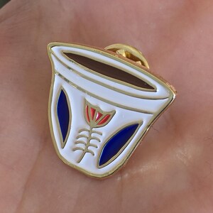 Shaffe/Kaffe-PIN | Libanesisk present | Guld emalj | Libanon-pins bild 7