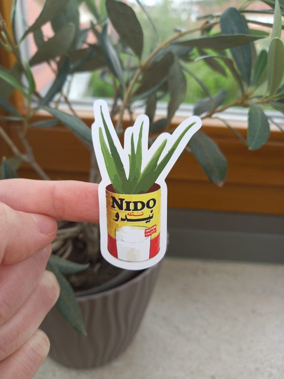 Aloe Vera Nido Plant Pot Sticker | Lebanese Stickers | Very Lebanese  Sticker Pack | Vinyl Stickers | Lebanon | Beirut - Etsy
