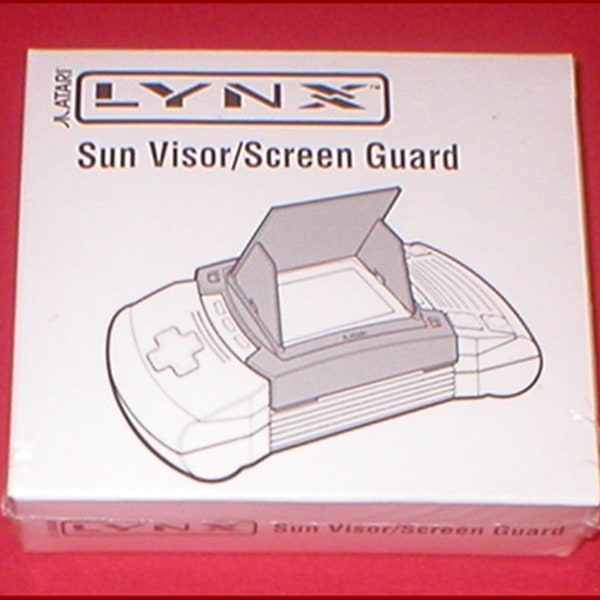 Protector de pantalla para visera solar para el sistema Atari Lynx II NUEVO SELLADO