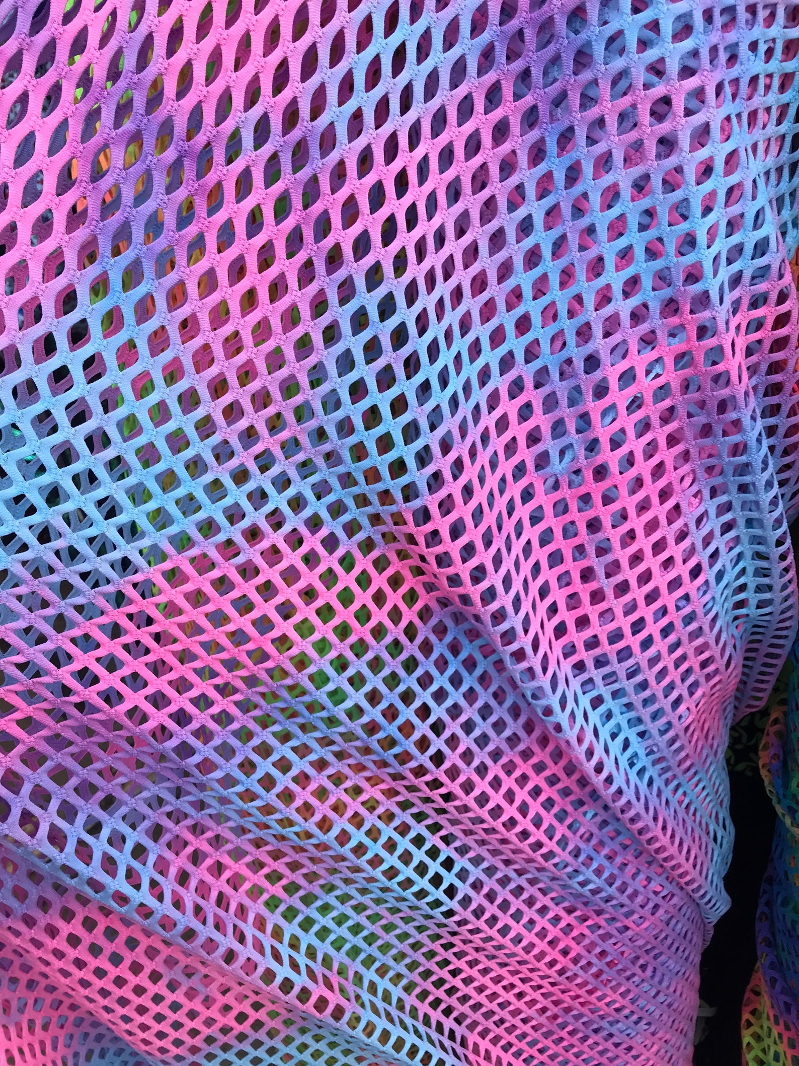 Tie dyed fabric stretch fabric swimming Etsy