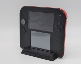 3D Printed 2DS Display Stand | Custom Sized (FTR) | Gamer Gift Collection | Handheld Stand | Nintendo  2DS, N2DS Compatible | Dock