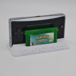 Nintendo Game Boy Micro (GBM) Display Stand / Trophy Stand Custom Sized (OXY)