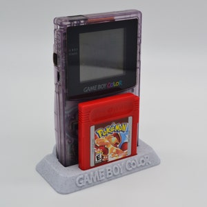 3D Printed Game Boy Color Display Stand - Perfect for your gaming collection! | Nintendo Game Boy GBC Compatible | Retro Gamer Gift | Dock