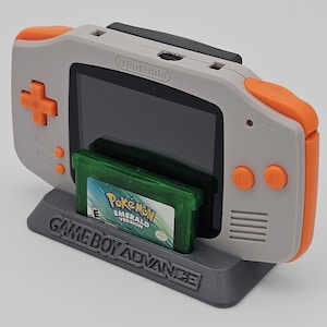 Nintendo Game Boy Advance (GBA) Display Stand / Trophy Stand Custom Sized (AGB)