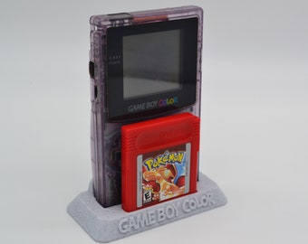 3D Printed Game Boy Color Display Stand - Perfect for your gaming collection! | Nintendo Game Boy GBC Compatible | Retro Gamer Gift | Dock