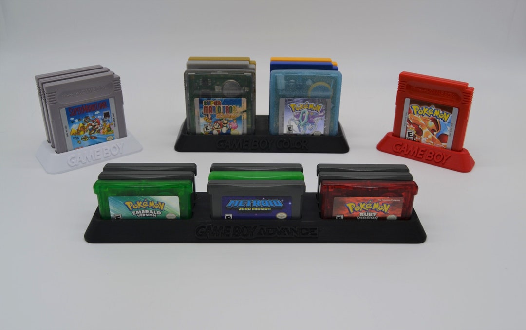 Game Boy Cartridge Display Stand DMGGBCGBA Multiple Etsy