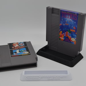 Nintendo Entertainment System (NES) Game Cartridge Display / Organizer Stand Custom Sized