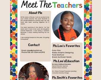 Eric Carle Meet The Teacher Letter