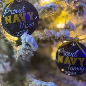 Christmas ornament, PIR Navy Ornament, US navy / New Sailor / Navy Family / Christmas Tree Ornament / Military Ornament