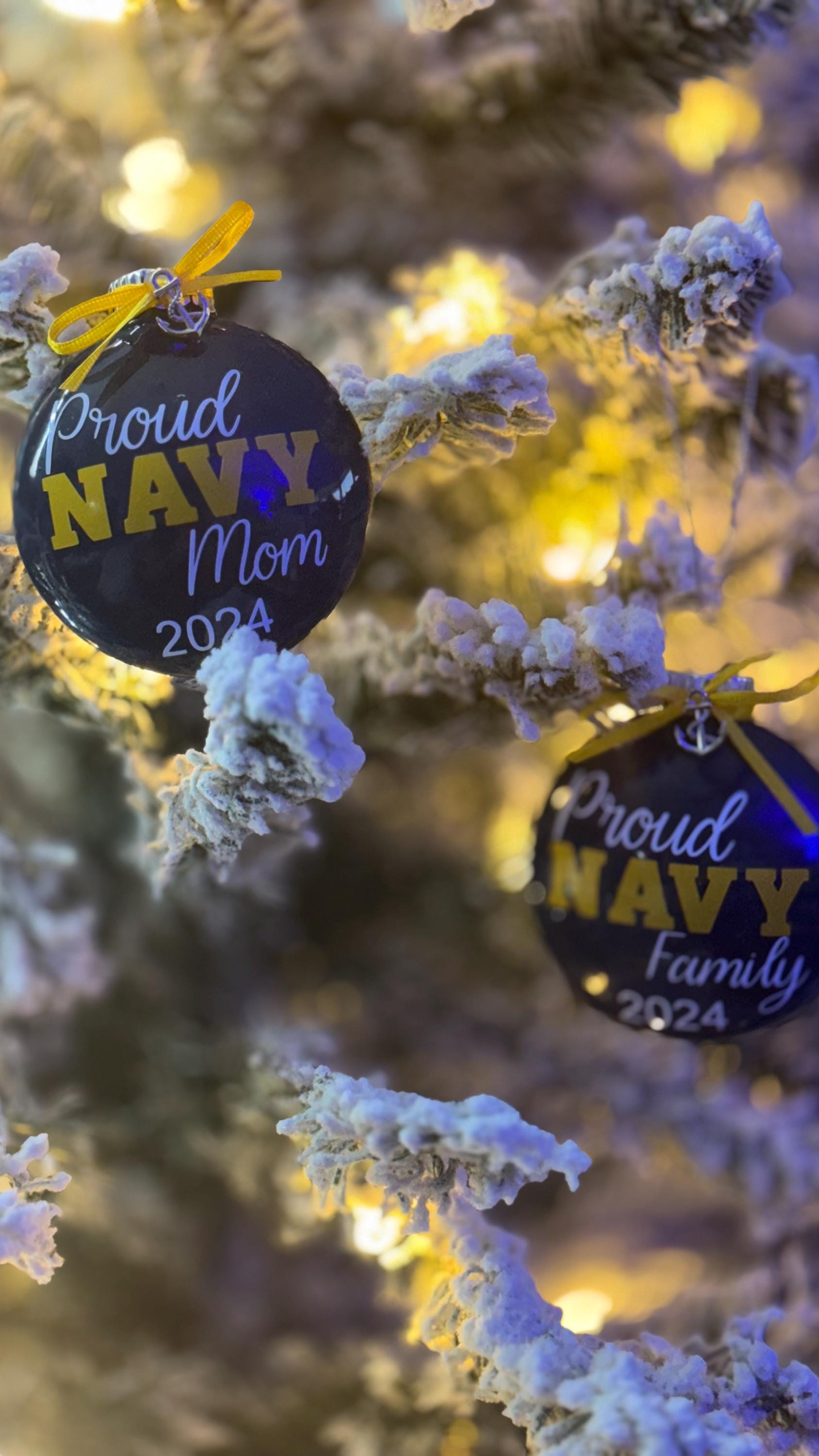 Christmas ornament, PIR Navy Ornament, US navy / New Sailor / Navy Family / Christmas Tree Ornament / Military Ornament