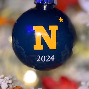 USNA, Christmas ornament, PIR Navy Ornament, US navy / New Sailor / Navy Family / Christmas Tree Ornament / Military Ornament