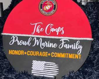 Marine Door Hanger / Home Decor