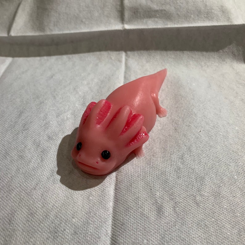 Painted Silicone Axolotl Stress Ball Squishy Toy | Etsy