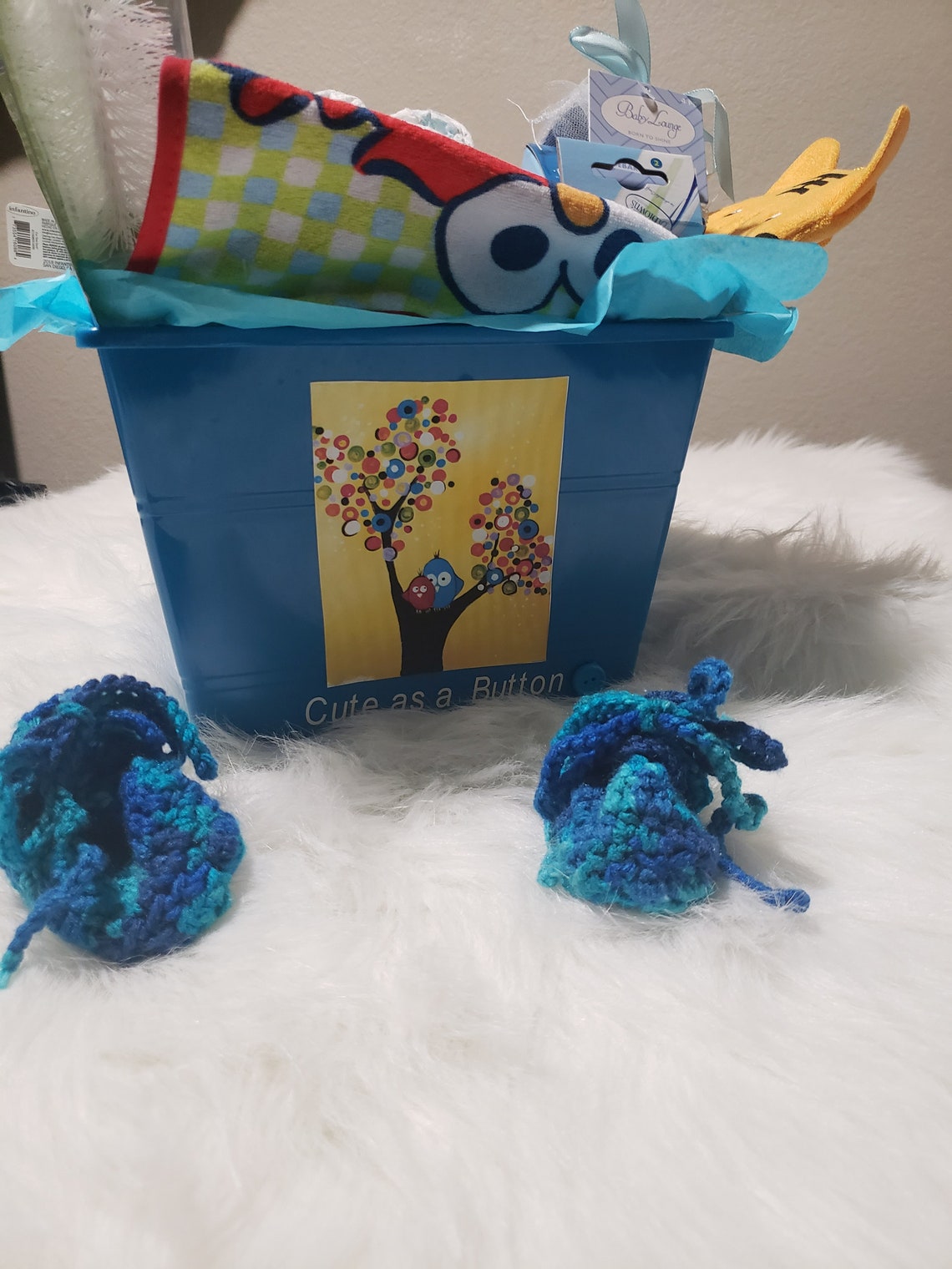 Baby Gift Basket/ Baby Boy Gift Basket/ Baby Boy Gift/ Baby Shower Gift