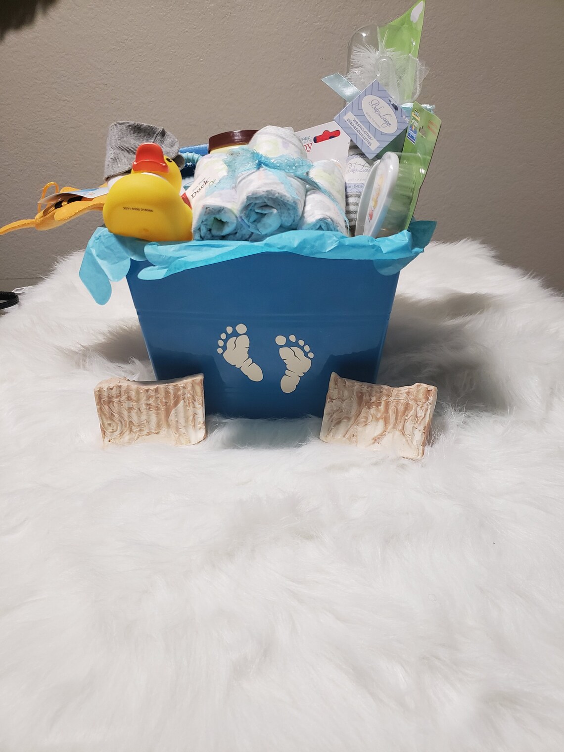 Baby Gift Basket/ Baby Boy Gift Basket/ Baby Boy Gift/ Baby Shower Gift