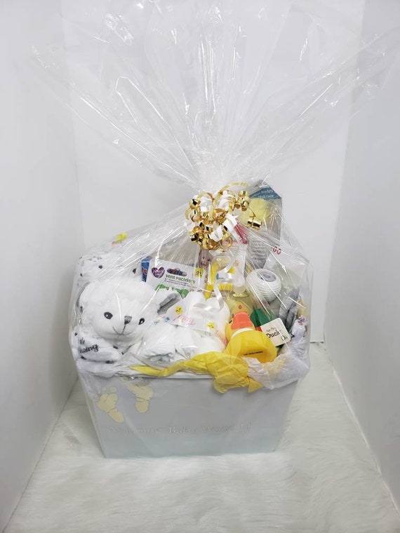 Baby Gift Basket /gender Neutral Gift/ Personalized Gift for Baby