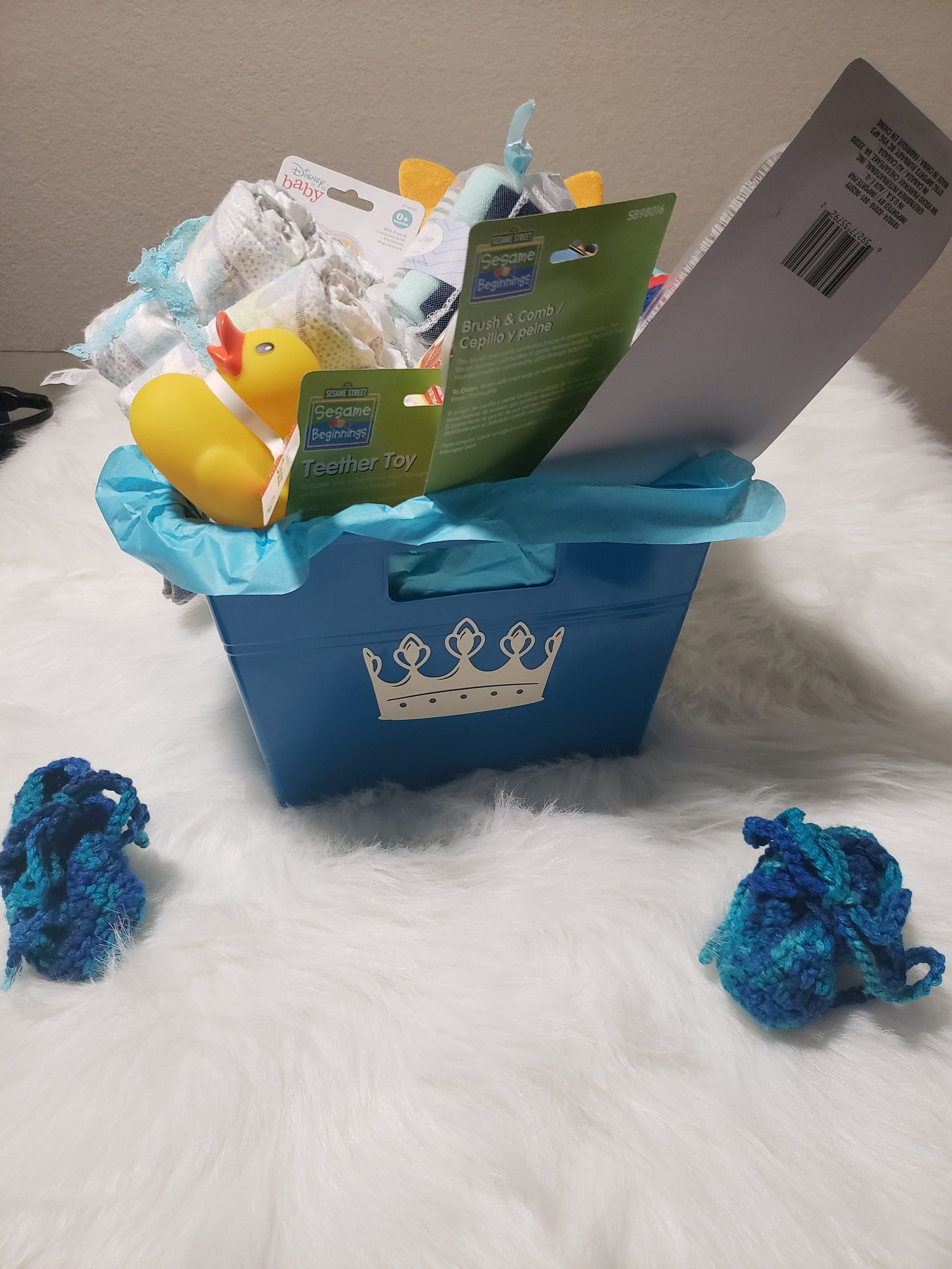 Baby Gift Basket/ Baby Boy Gift Basket/ Baby Boy Gift/ Baby Shower Gift