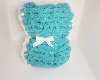 Chunky Knit Baby Blanket | Chunky Knit Blanket | Chunky Chenille Blanket | Hand Knit Blanket | Knitted Blanket| Baby Shower Gift | For Baby