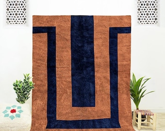 ブラウン 【モロッコラグ】新品手織りウール ナチュラルインテリア il_340x270.6268408386_r629.jpg