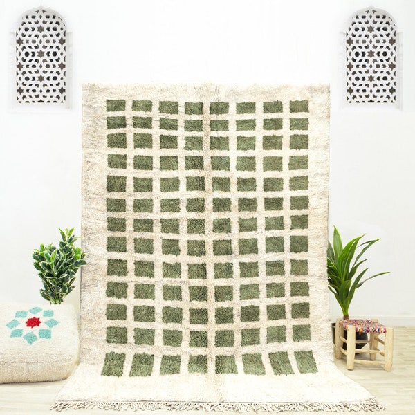 Moroccan Checkered Rug Etsy