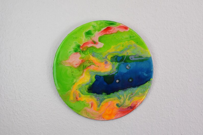 Tableau résine époxy Une autre Terre Etsy