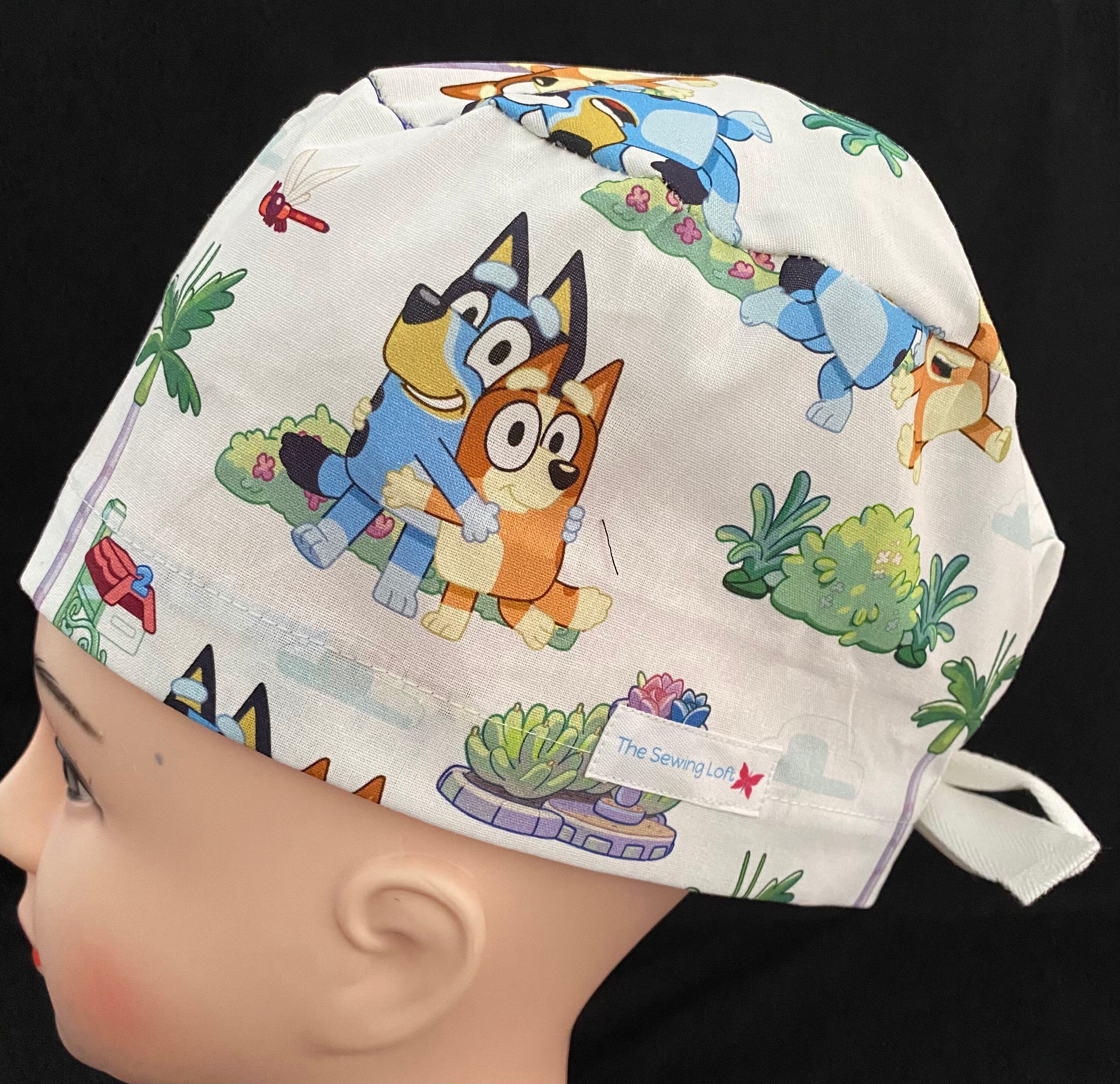 Bluey & Bingo Scrub Hats Australia Surgical Cap Scrub Cap Etsy Australia