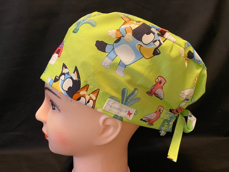 Bluey & Bingo Scrub Hats Australia Surgical Cap Scrub Cap Etsy Australia