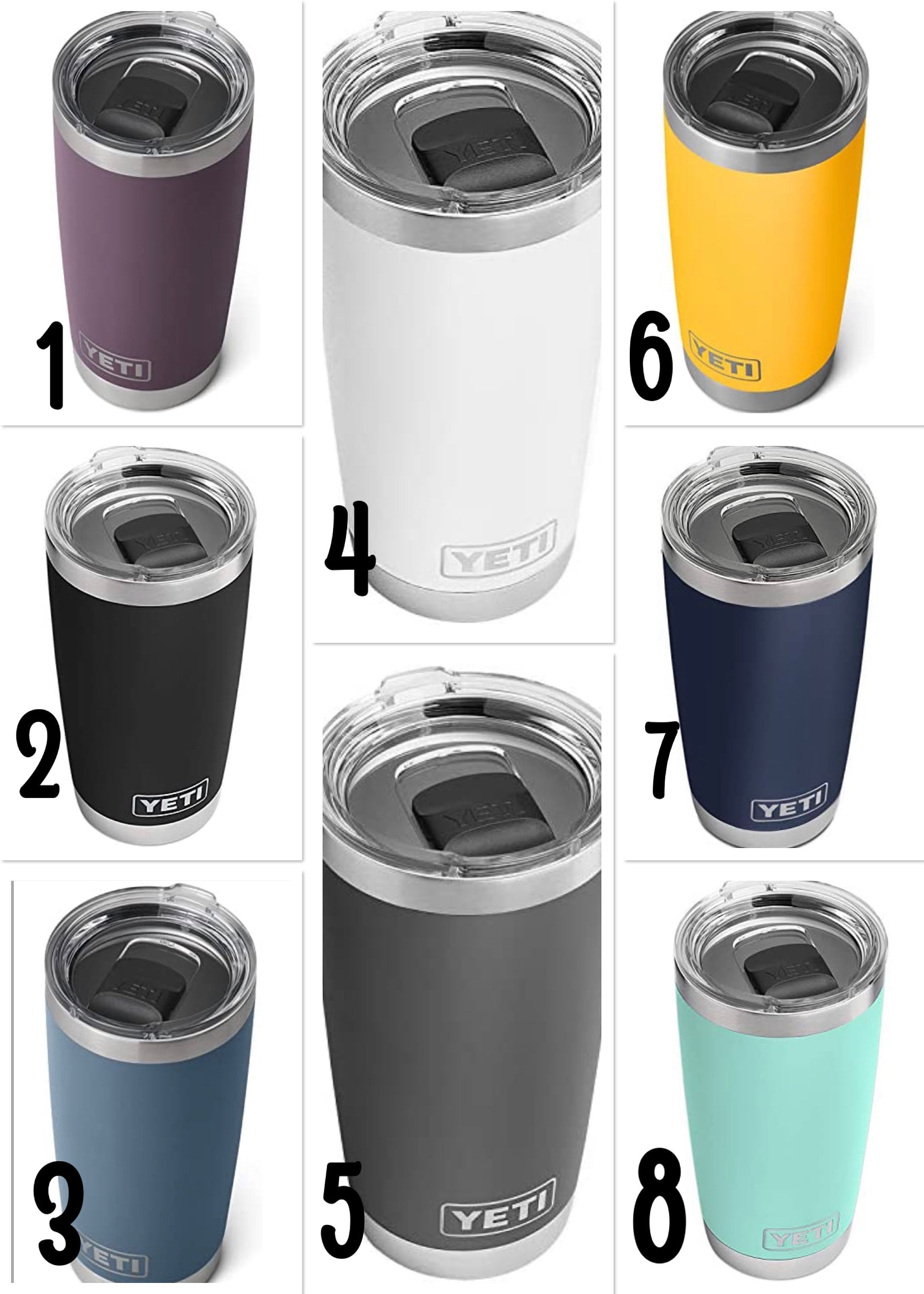 20 Oz Yeti Rambler Tumbler 20 Oz. Stainless Steel Coffee Tumbler