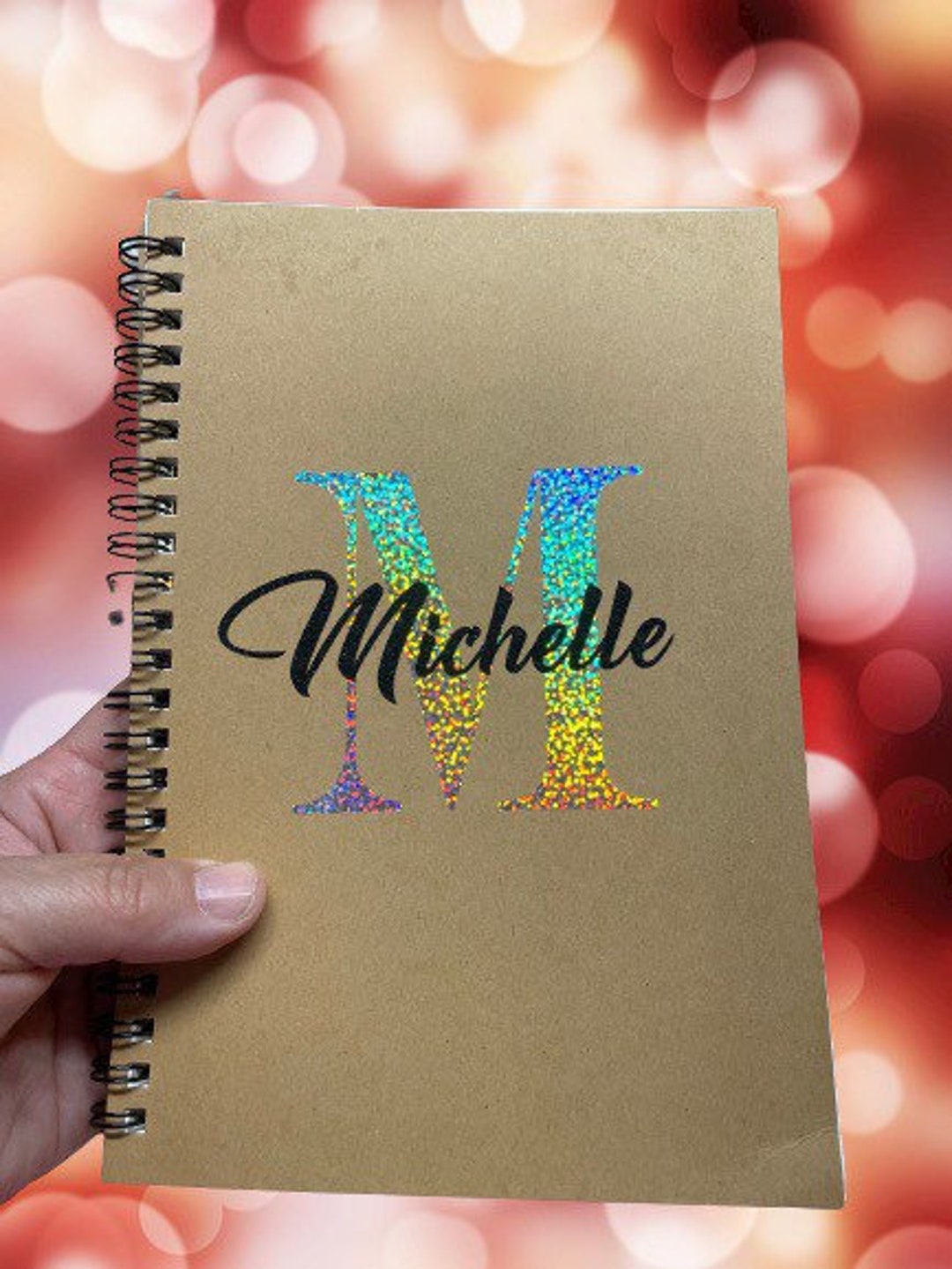 Personalized Notebook, Initial and Name Notebook, Teacher Gift ...