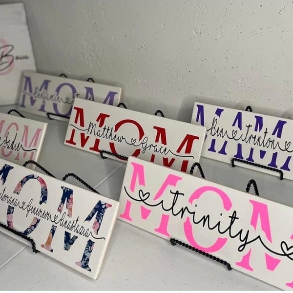 Mom Subway Tile, Nana Subway Tile, Grandma Subway Tile, Titi Subway Tile, Mother’s Day Gift;  Dog Mom Gift; Teacher Gift