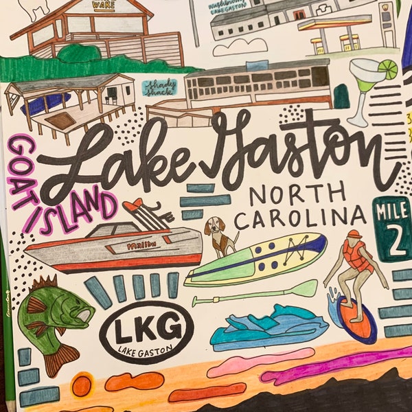 Lake Gaston Print