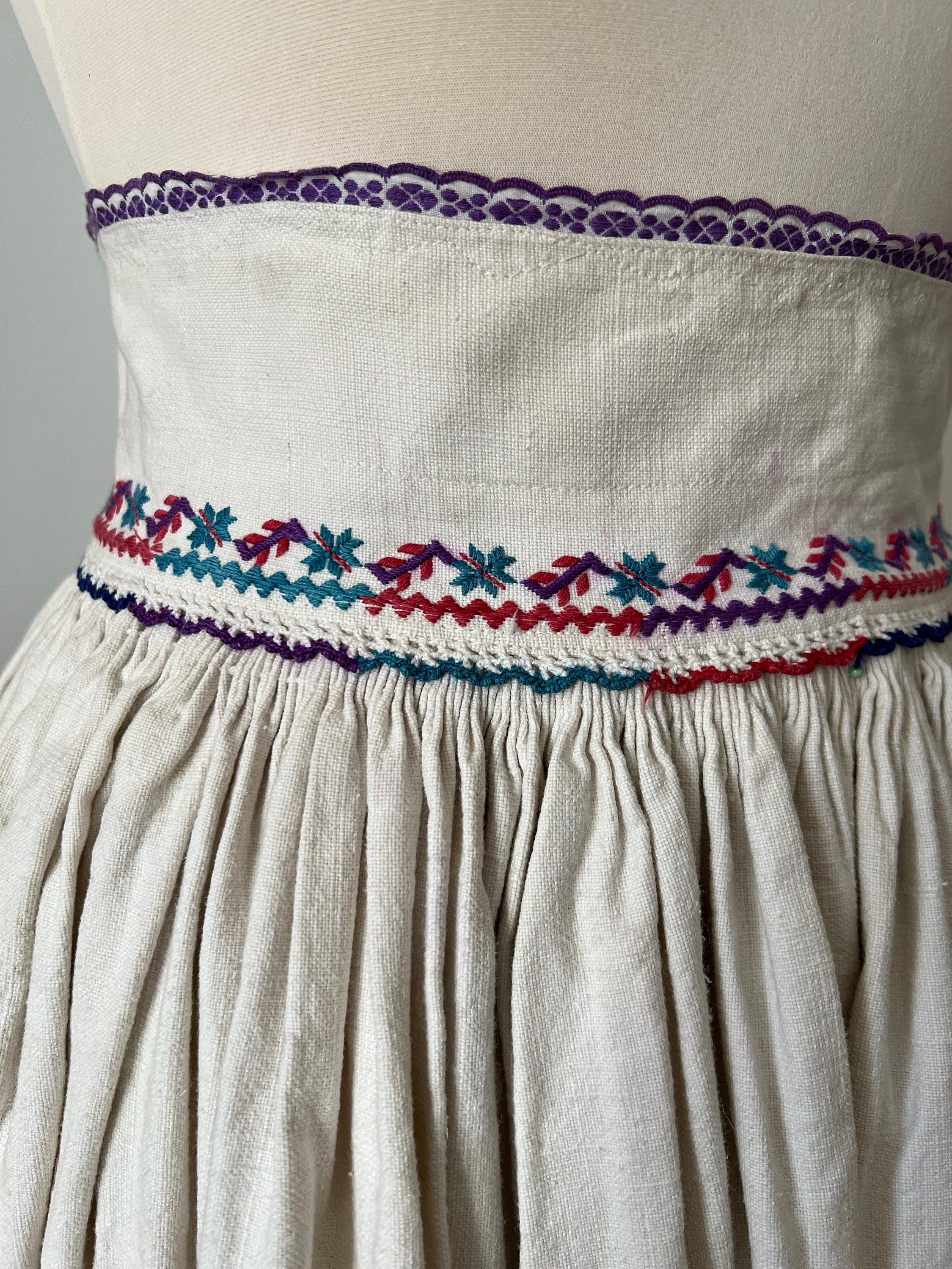 1940's Hungarian Folk Skirt - Etsy