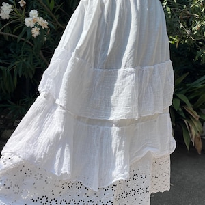 petticoat skirt with lace