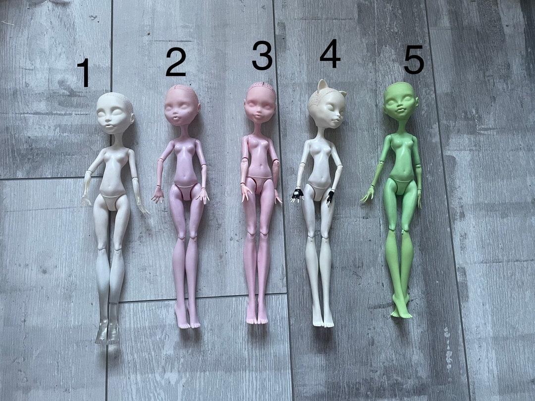 Repaint Ready Monster High Doll Body OOAK Customization / Etsy
