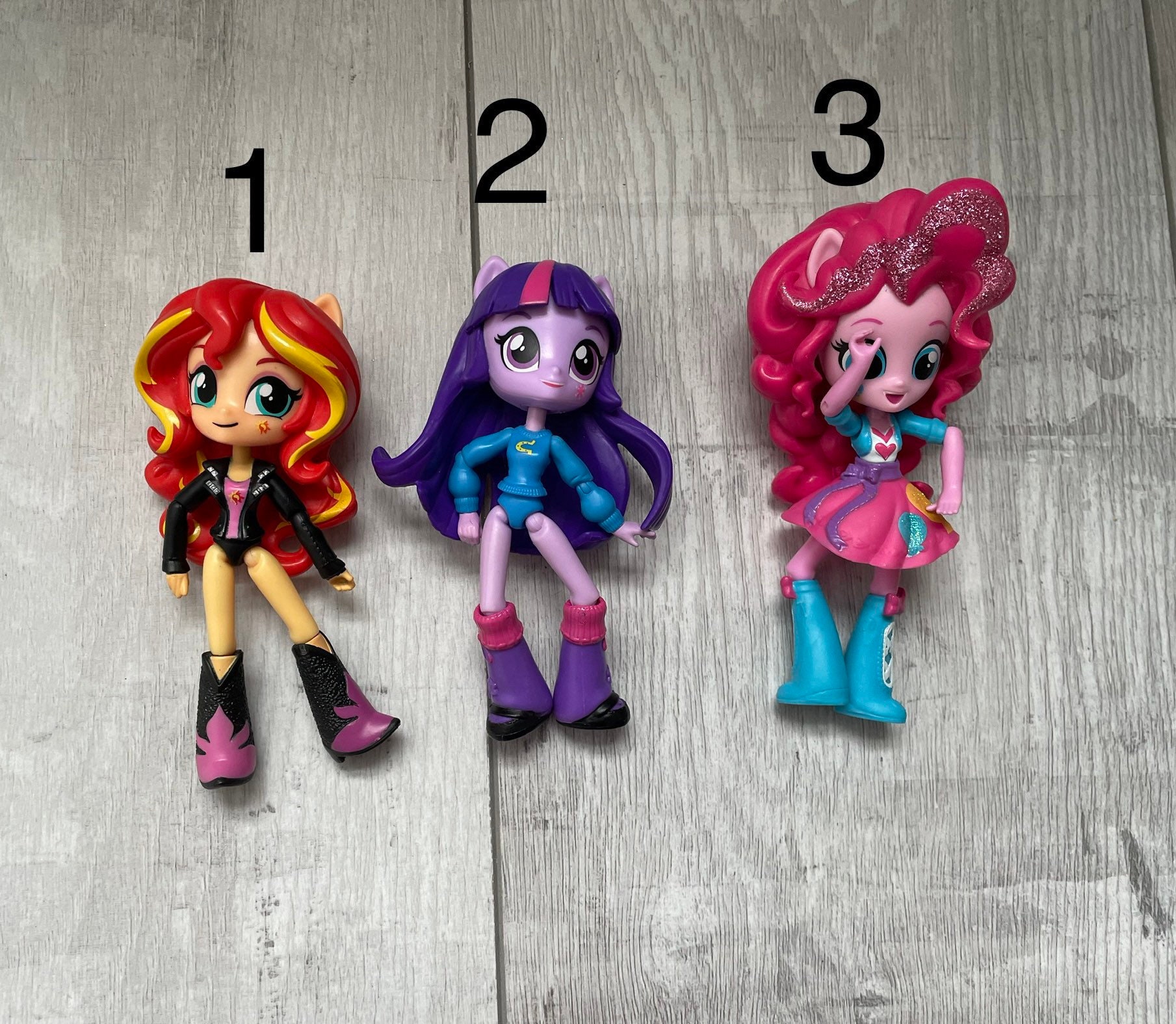 MLP My Little Pony Equestria Girls Cake Topper 8 Figures Set 