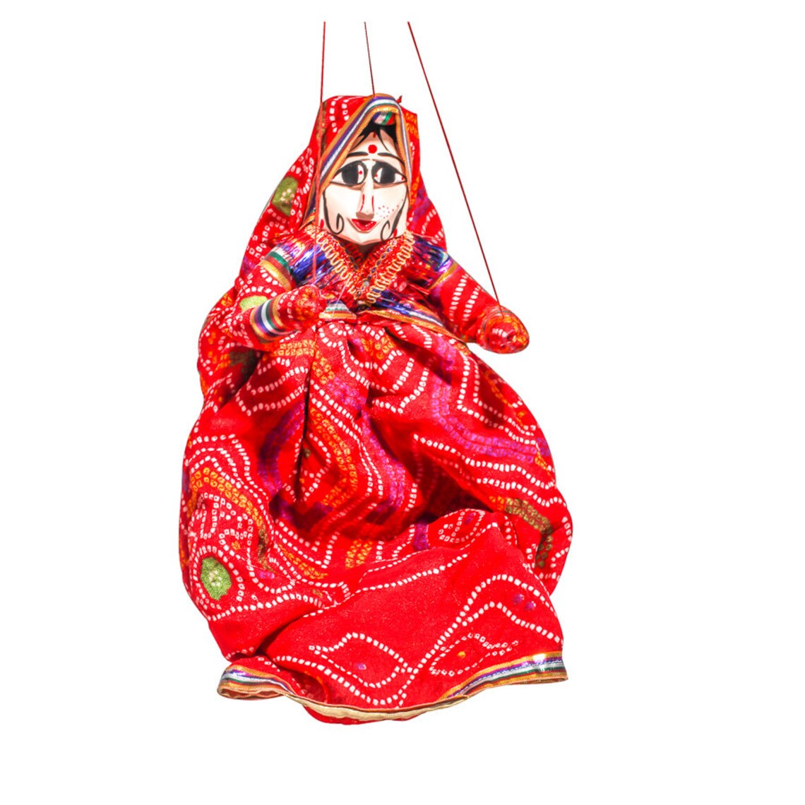 Rajasthani Puppets Pair Male Female Kathputli for Home Decor Handmade