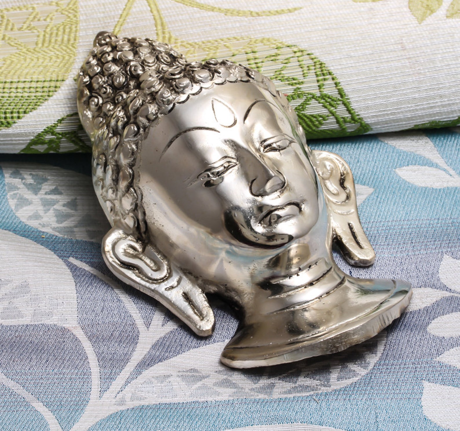 Silver Lord Buddha Statue Wall Hanging for Decorative Wall Etsy