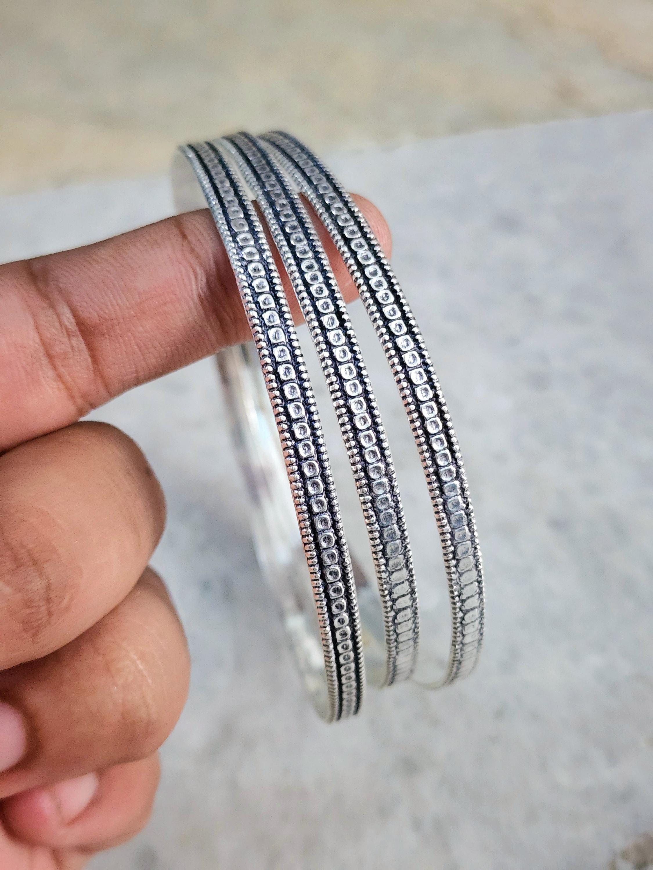 Set of 3 Bangle , 925 Sterling Silver, Wide Silver Bangle , Bangle Set , Gift for Mom , Set of Bangle , 3 Day Bangles , Stacking Bangles - Etsy Set of 3 Bangle , 925 Sterling Silver, Wide Silver Bangle , Bangle Set , Gift for Mom , Set of Bangle , 3 Day Bangles , Stacking Bangles - Etsy