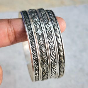 Handmade Sterling Silver Bangle Set: Elegant 925 Silver Bangles